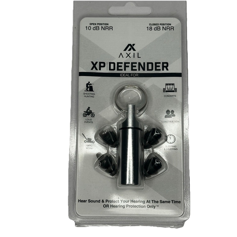 AXIL XP Reactor Earbuds Earplugs Compact Ultra Comfortable Hunting‎ Sleeping Etc